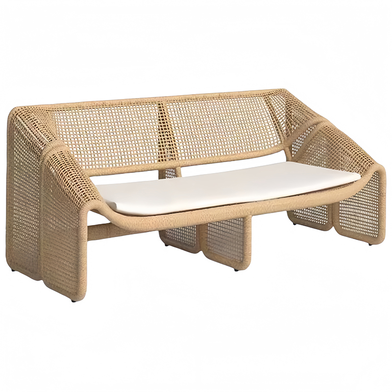 屋外用リラックスラタンソファ