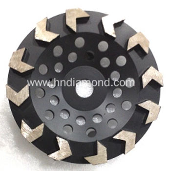 Arrow Segmented Diamond Cup Wheel