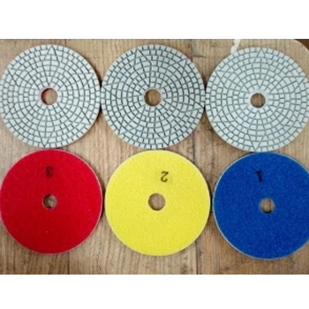 4 inch Wet/Dry 3 STEP SET Granite Stone Concrete Marble