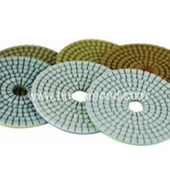 White Concrete floor pads