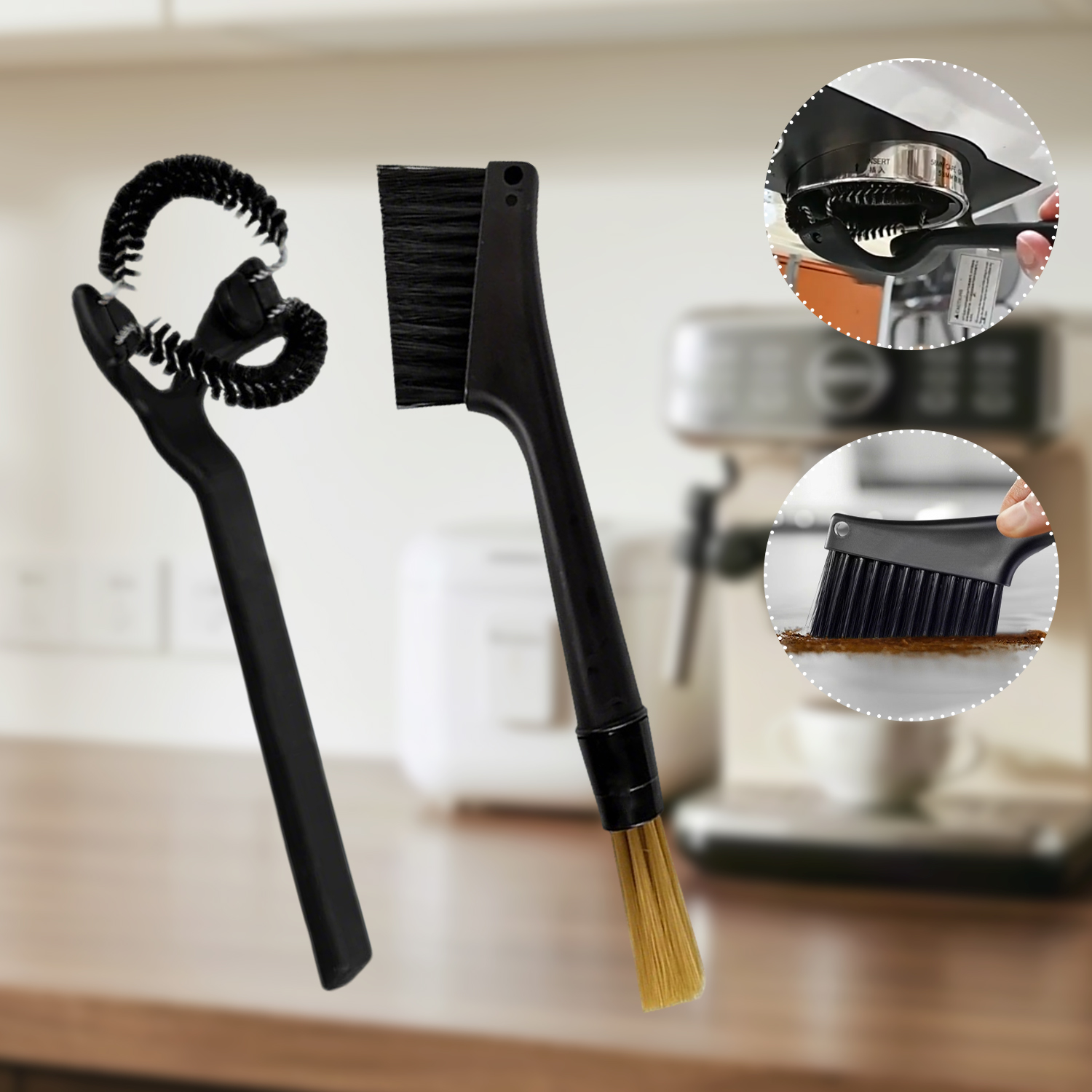 Espresso Coffee Machine Cleaning Brush S