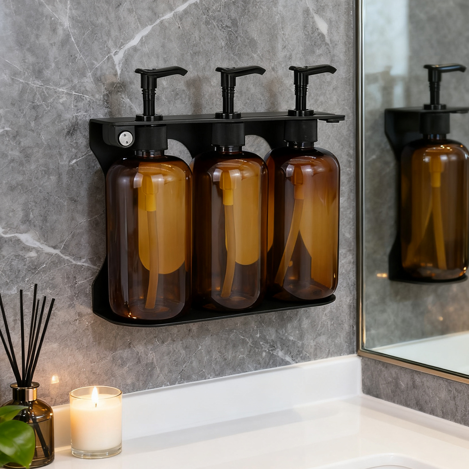 Manufacturer Wholesale Bathroom Black & 