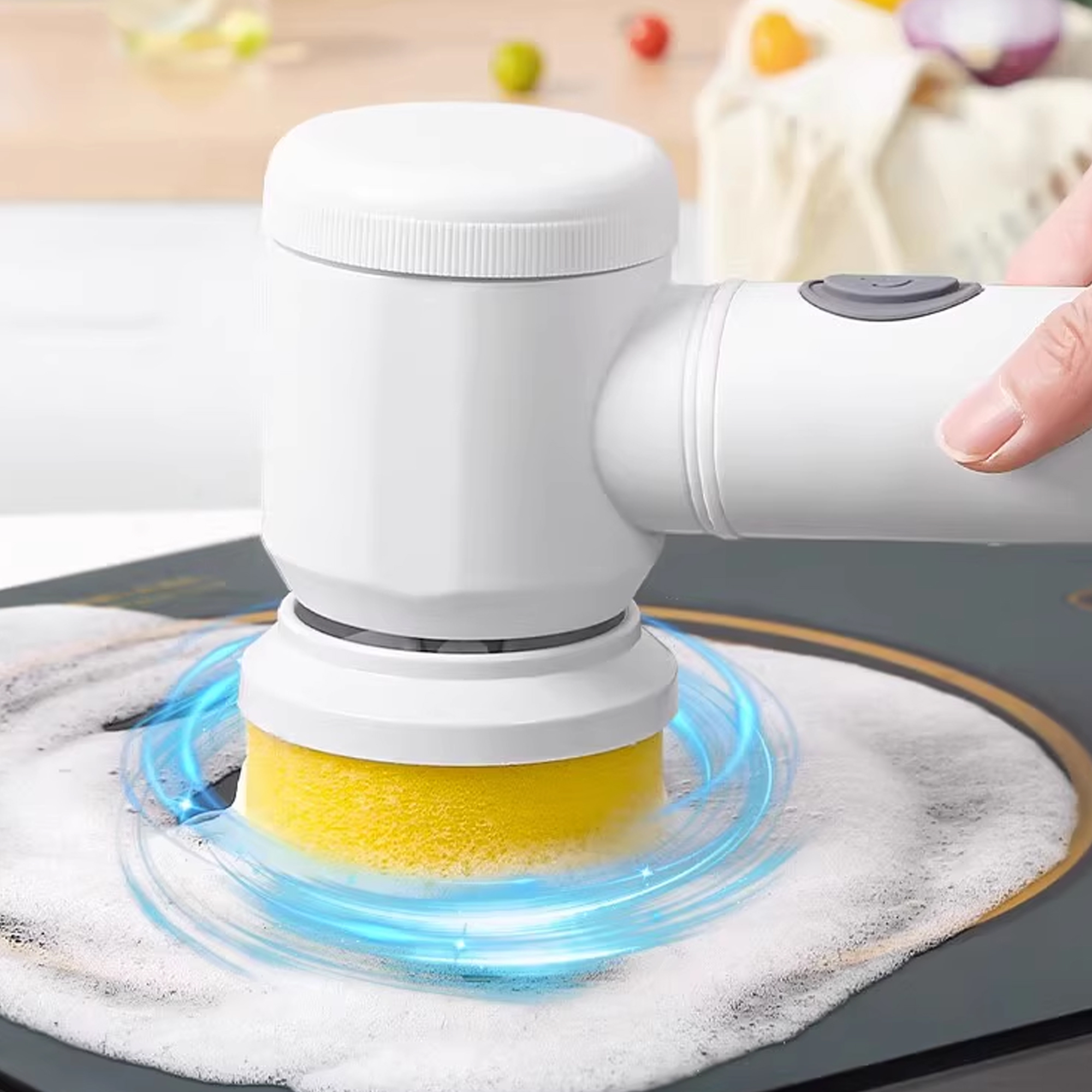 Rechargeable Cordless Electric Scrub Bru