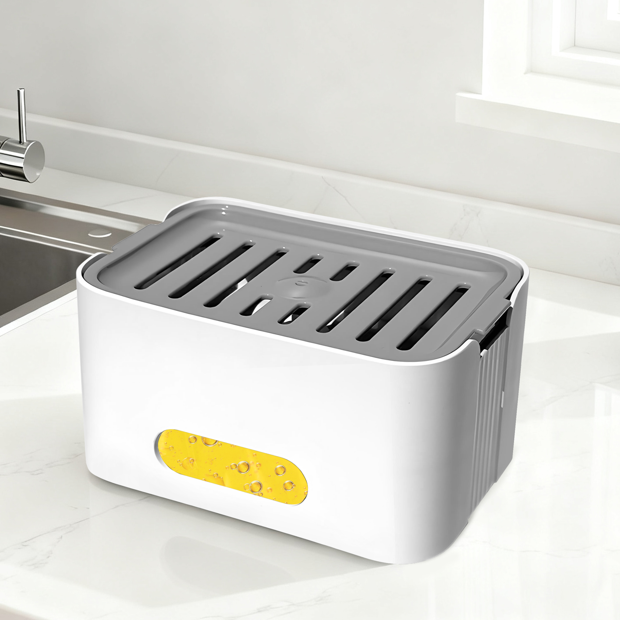 Modern Kitchen Brushed Plastic Hand Sens