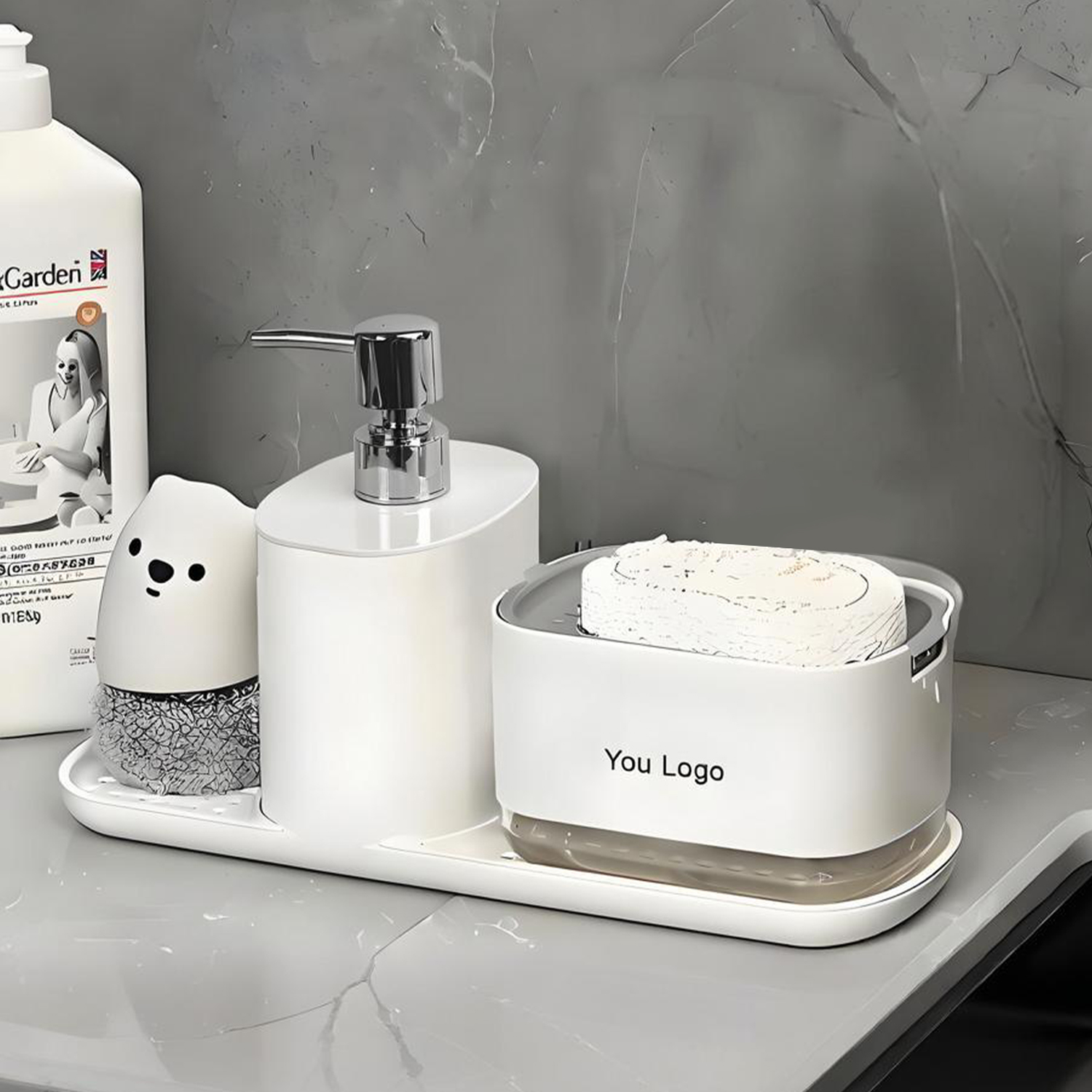 Customizable White Plastic High Capacity