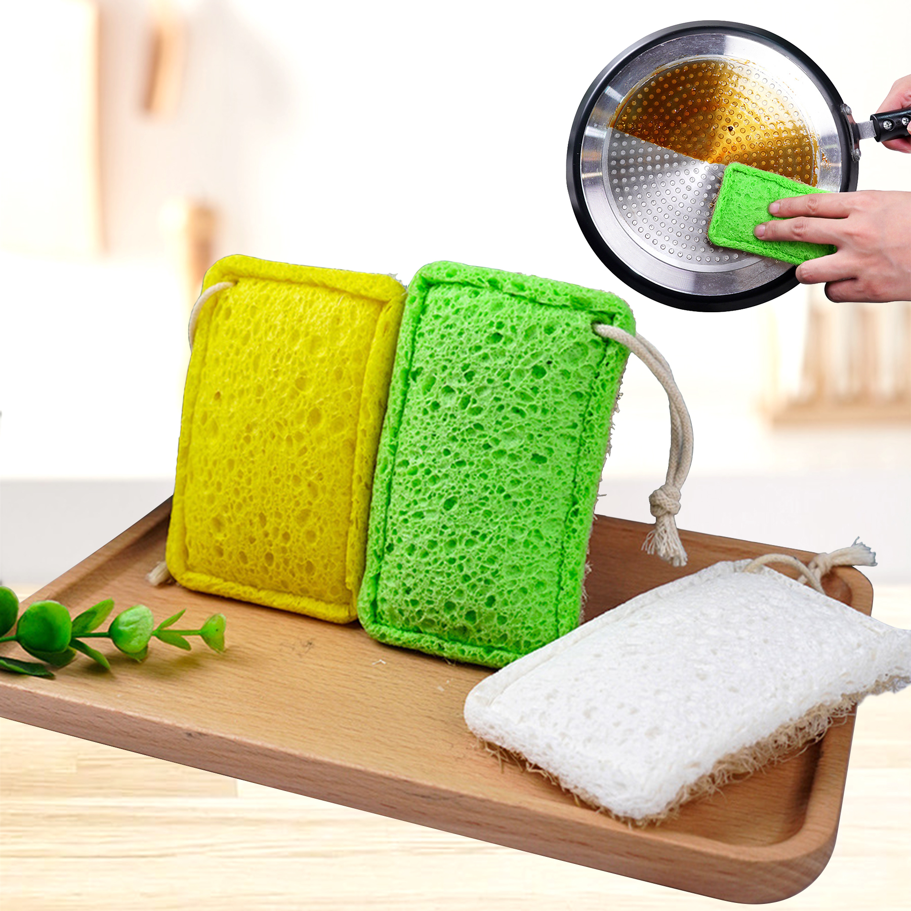 Heavy Duty Double Side Kitchen Scrubber 