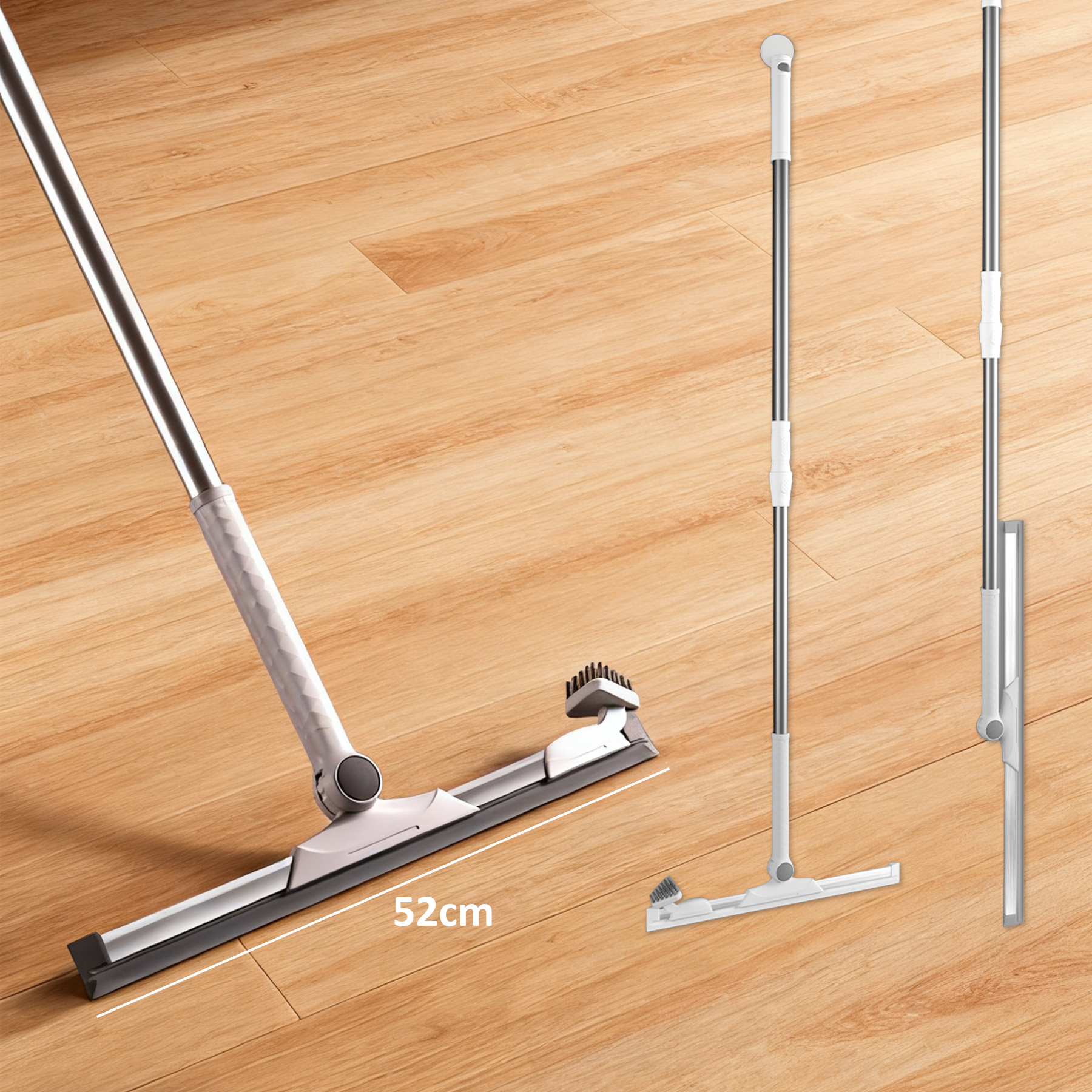 52cm 3-in-1 Magic Broom Home Bathroom Si