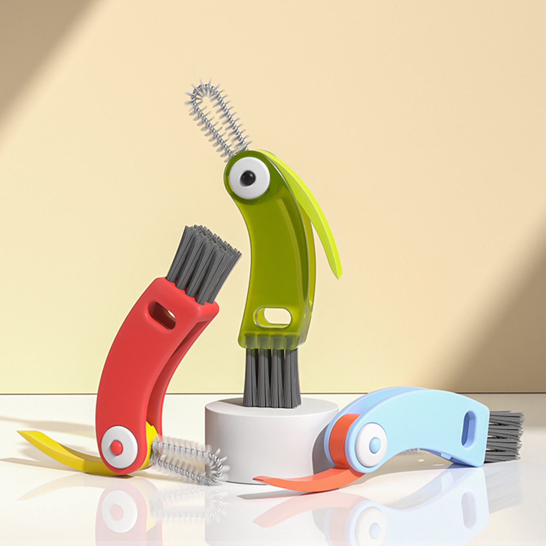 3-in-1 Cup Lid Cleaning Brush Set Upgrad