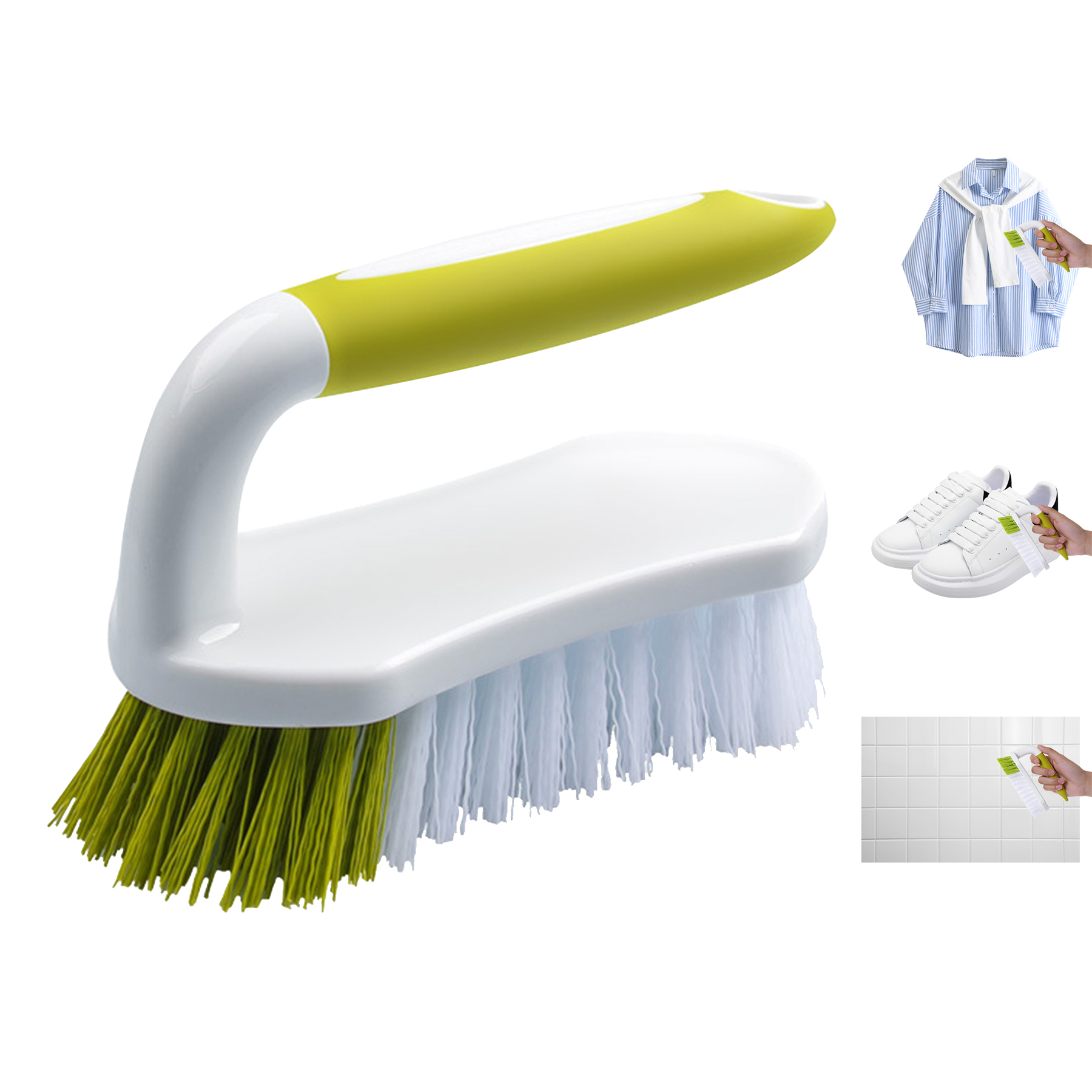 Comfort Grip Cleaning Brush Stiff Bristl