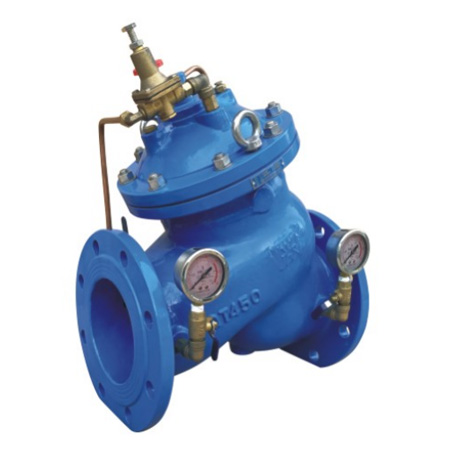 Diaphragm-Type Adjustable Pressure Reducing and Sustaining Valve