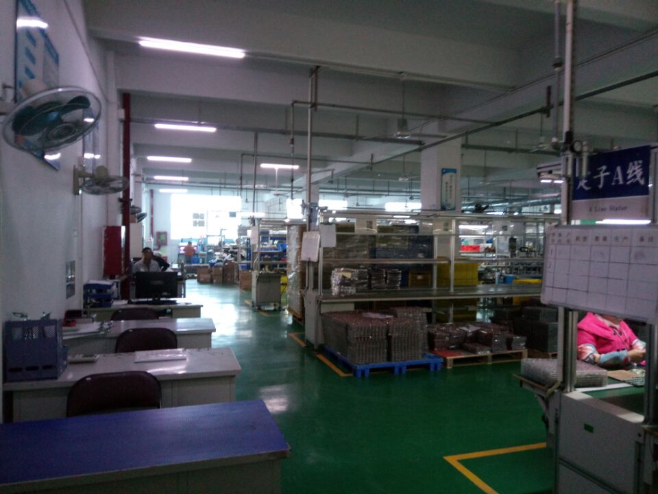 半成品马达生产车间