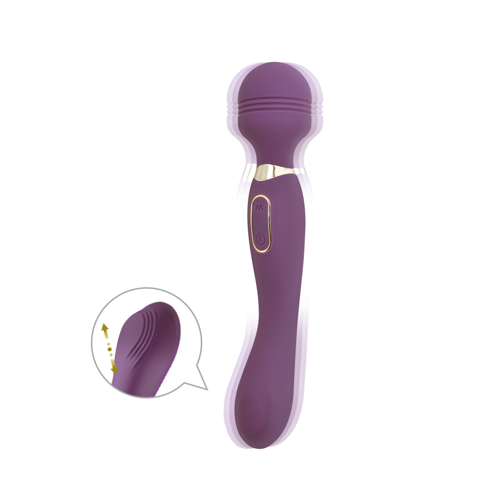 Vibration Thumping Vibrator Magic Wand USB Rechargeable[LXW22P02]
