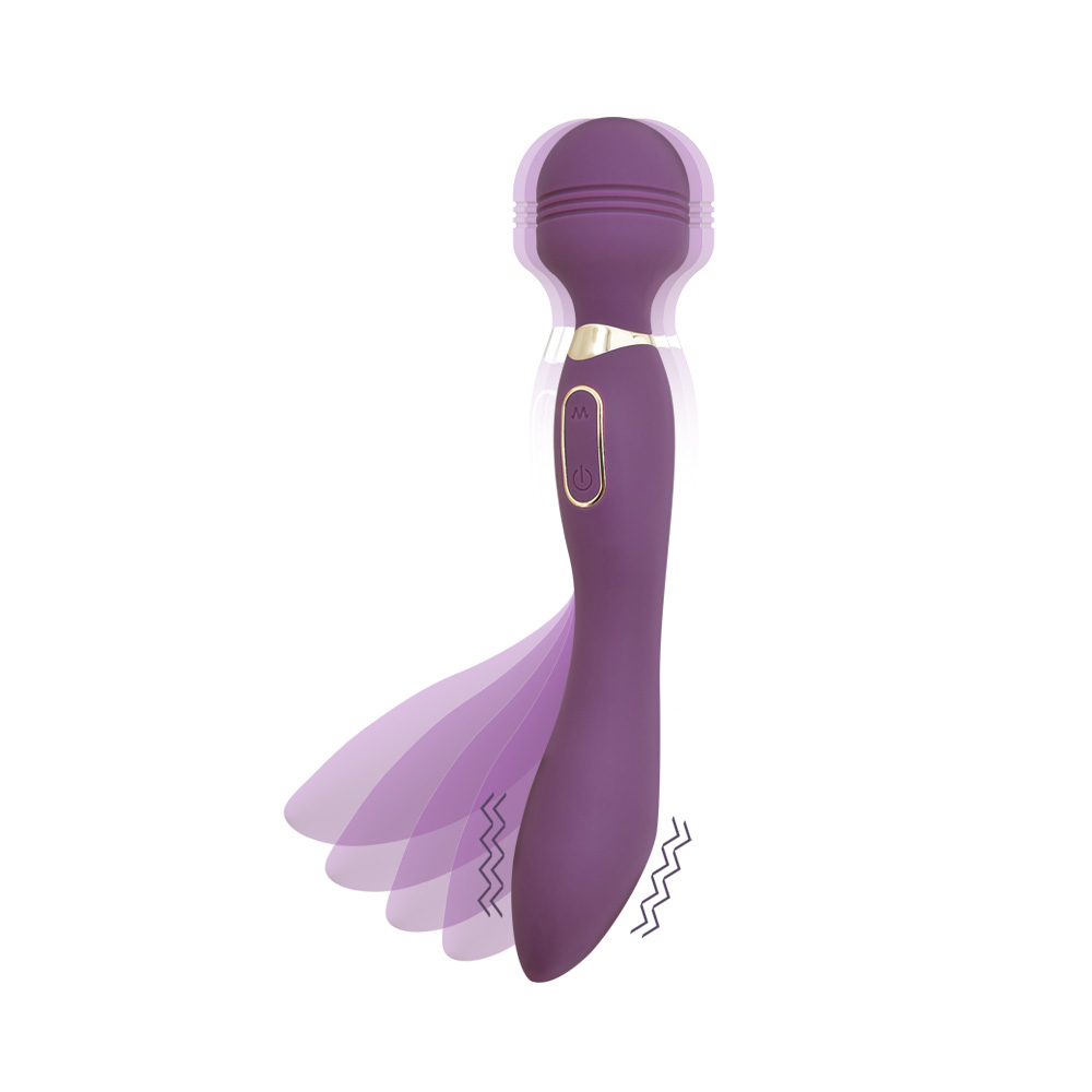 Vibration Finger Motion Magic Wand Vibrator USB Rechargeable[LXW22P04]