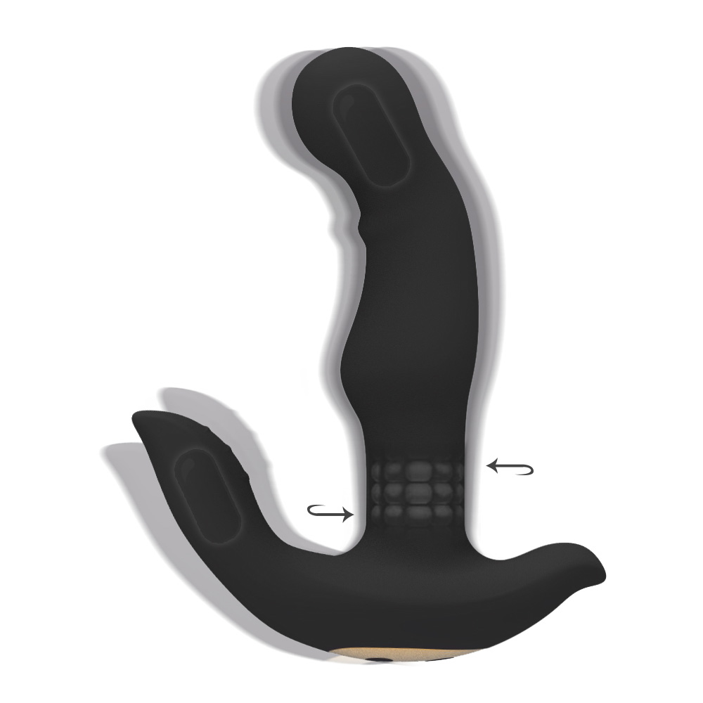 Silicone Remote Control Vibrating&Rimmer Prostate Massager[SWP18021]