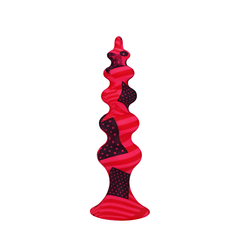 Water Transfer Printing Silicone Anal Plug[LXA21S07]