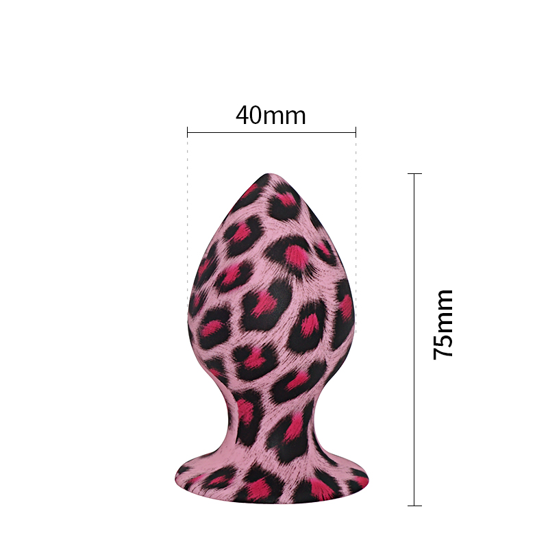 Water Transfer Printing Silicone Anal Plug[LXA21S11]