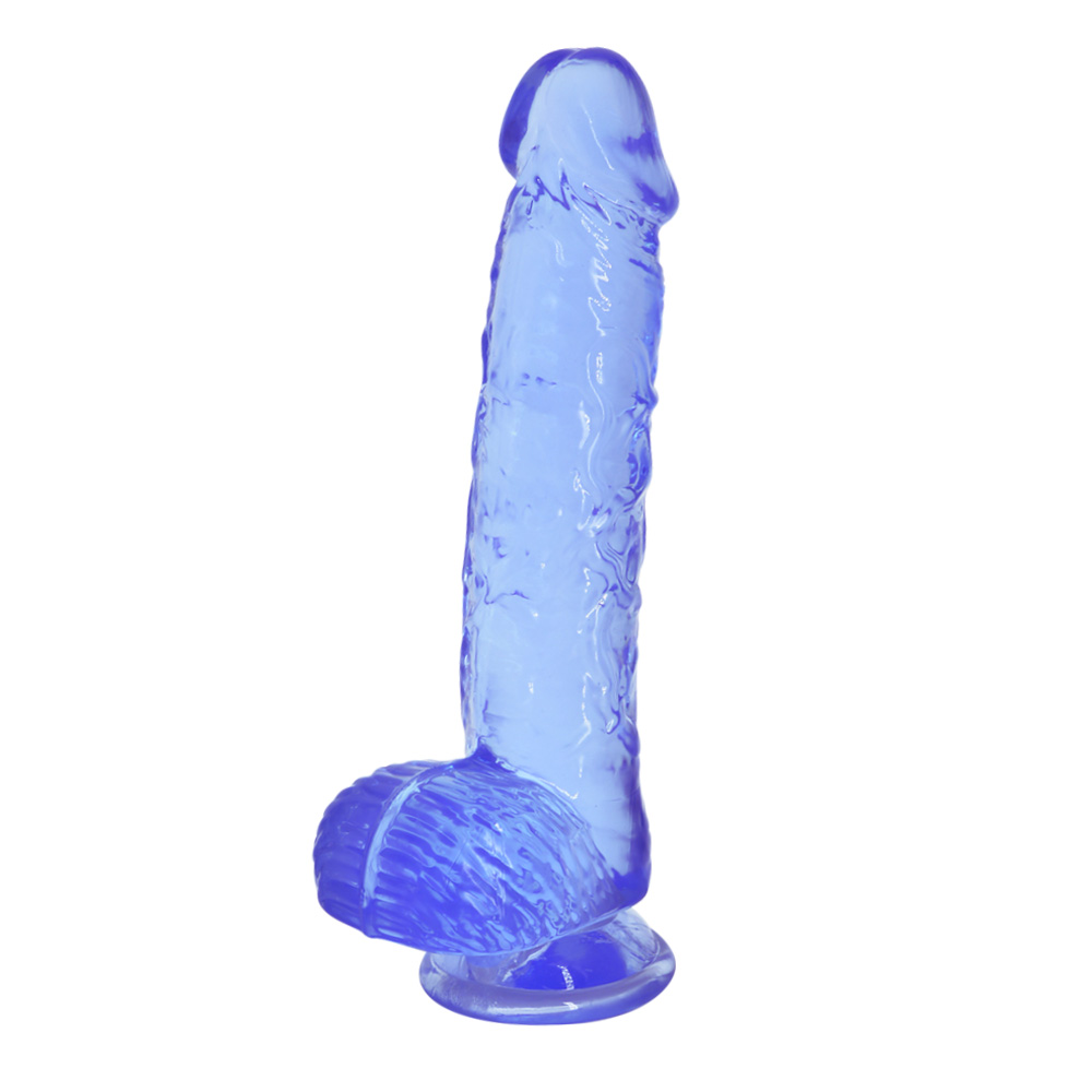 TPE Dildo Crystal Transparent Dongs[LXD22P01]