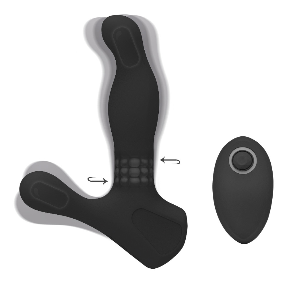 Silicone Remote Control Vibrating&Rimmer Prostate Massager[SWP18023]