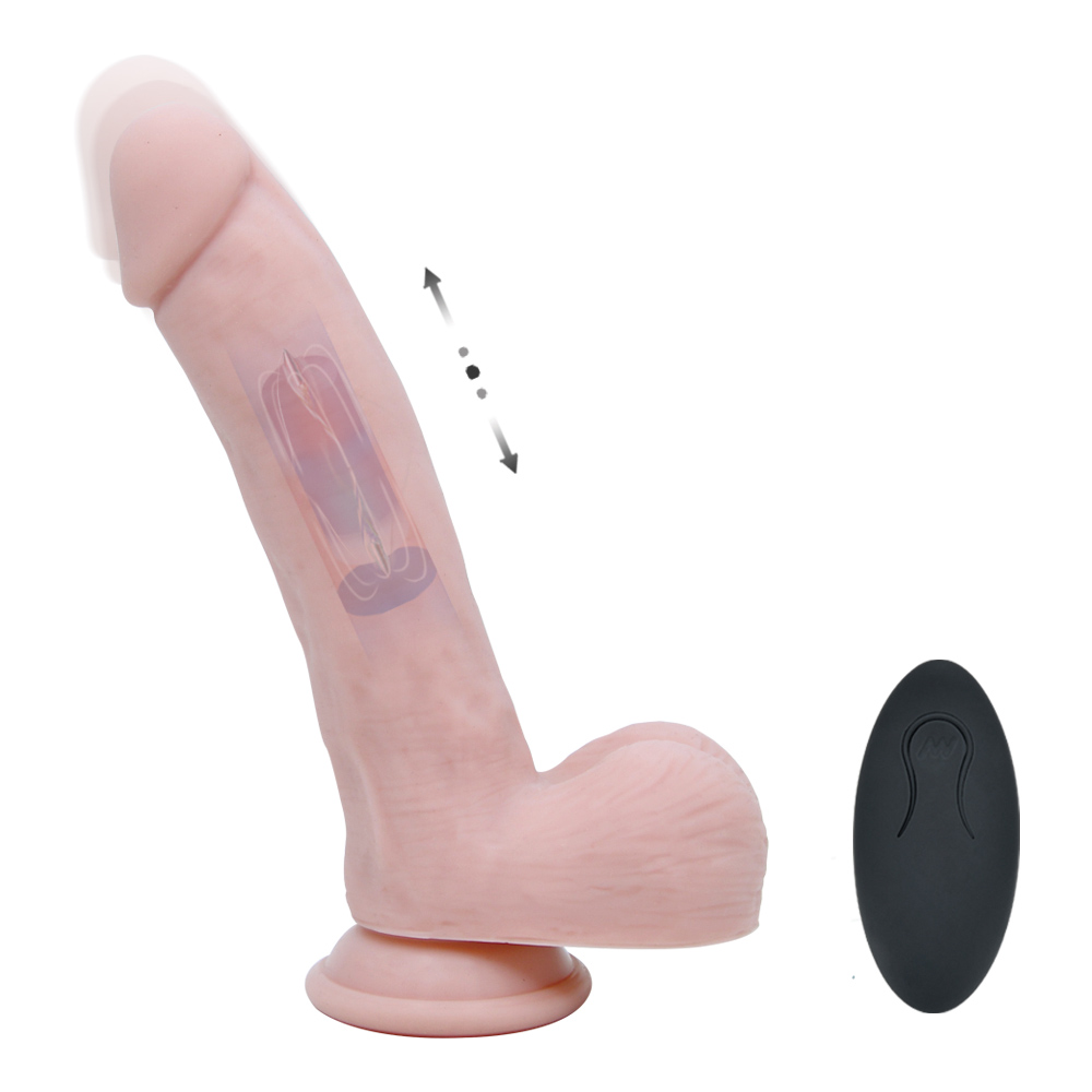 Wireless Silicone Remote Control Electric Dildo[UXY022W]