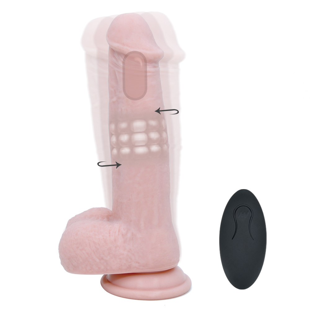 Wireless Silicone Remote Control Electric Dildo[UXY023W]