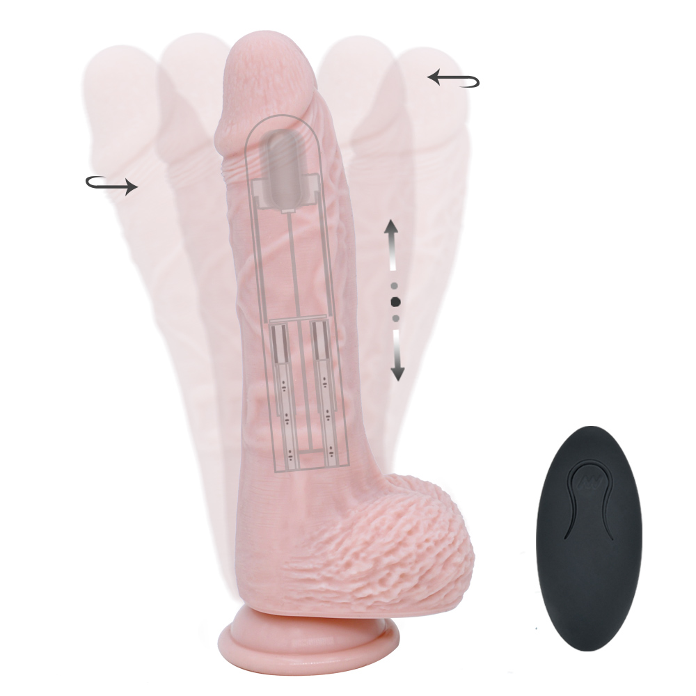 Wireless Silicone Remote Control Electric Dildo[UXY024W]
