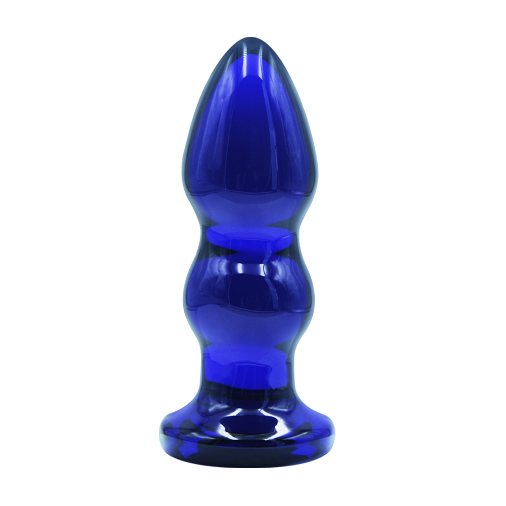 Remote Control Glass Vibrating Anal Plug[LXA22G04]
