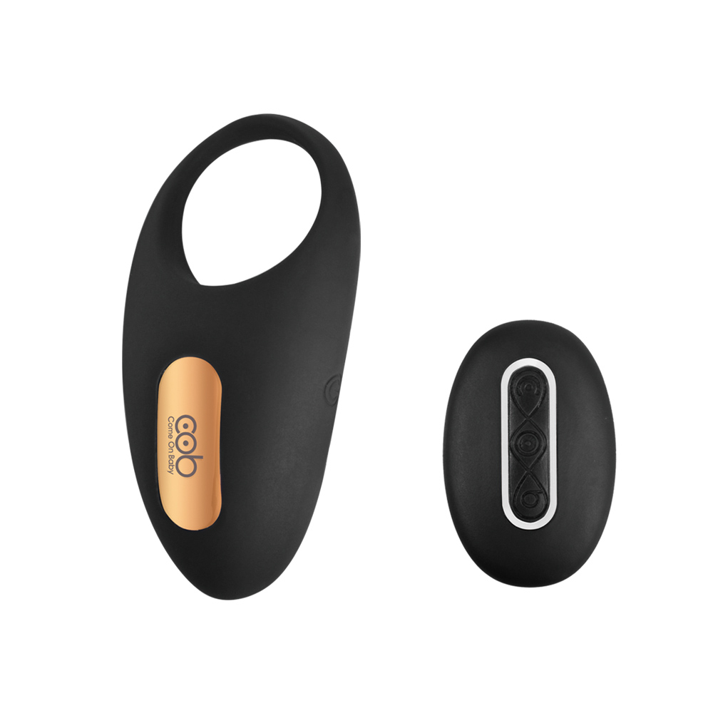 Remote Control Silicone Vibrating Cock Ring[COBM18003]