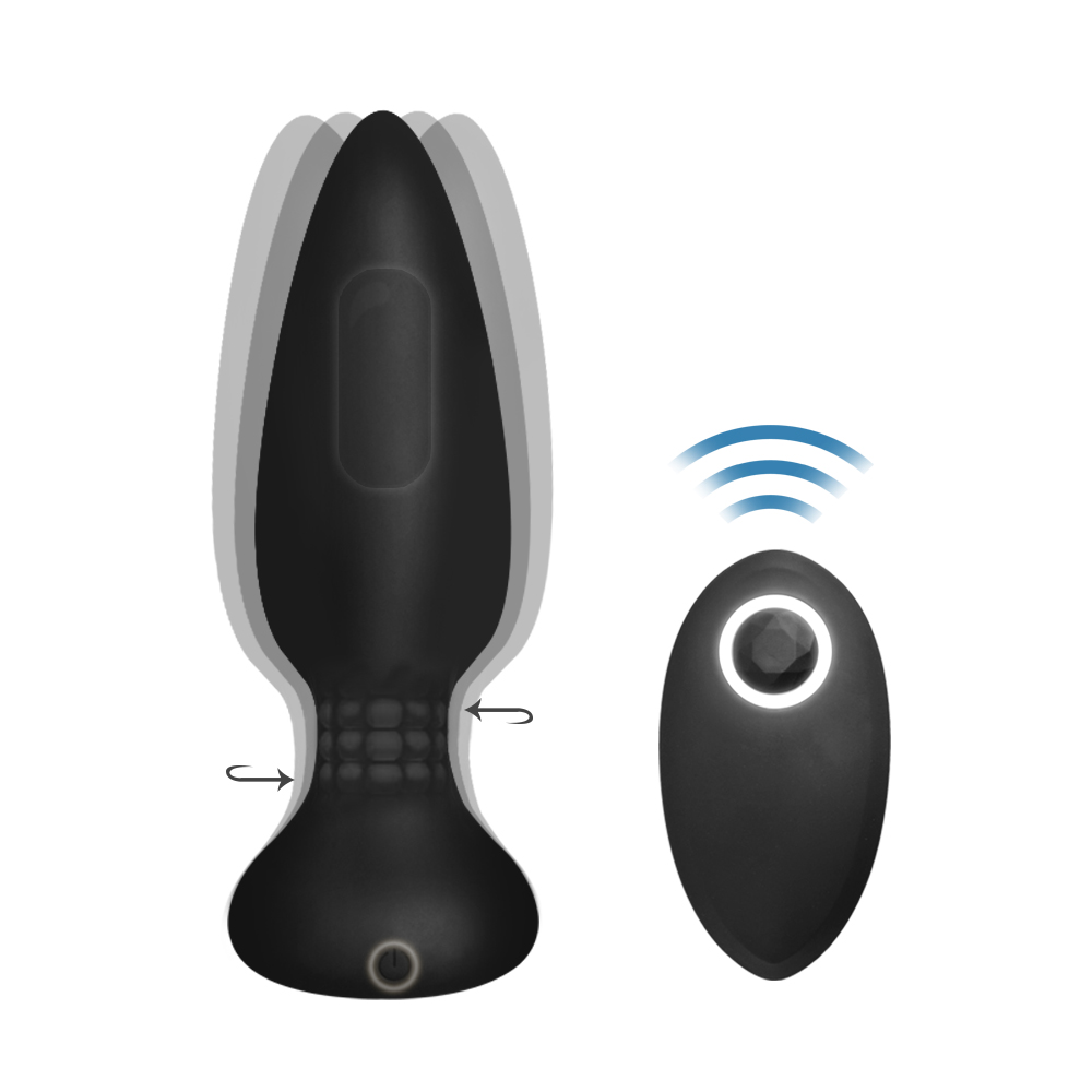 Silicone Remote Rotation Anal Plug[RAP31041]
