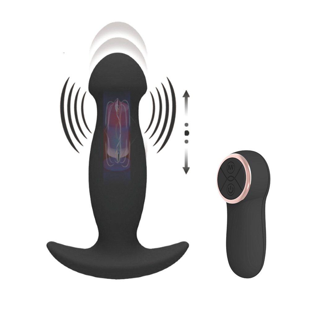 Silicone Remote Control Pulsation Anal Plug[VAS12014]