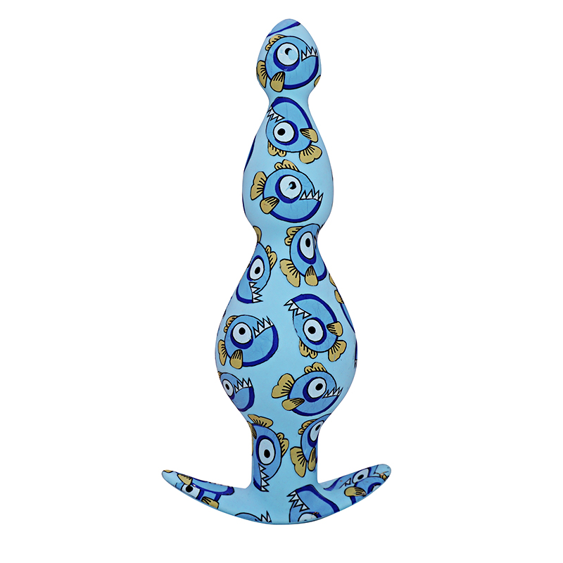 Water Transfer Printing Silicone Anal Plug[LXA21S08]