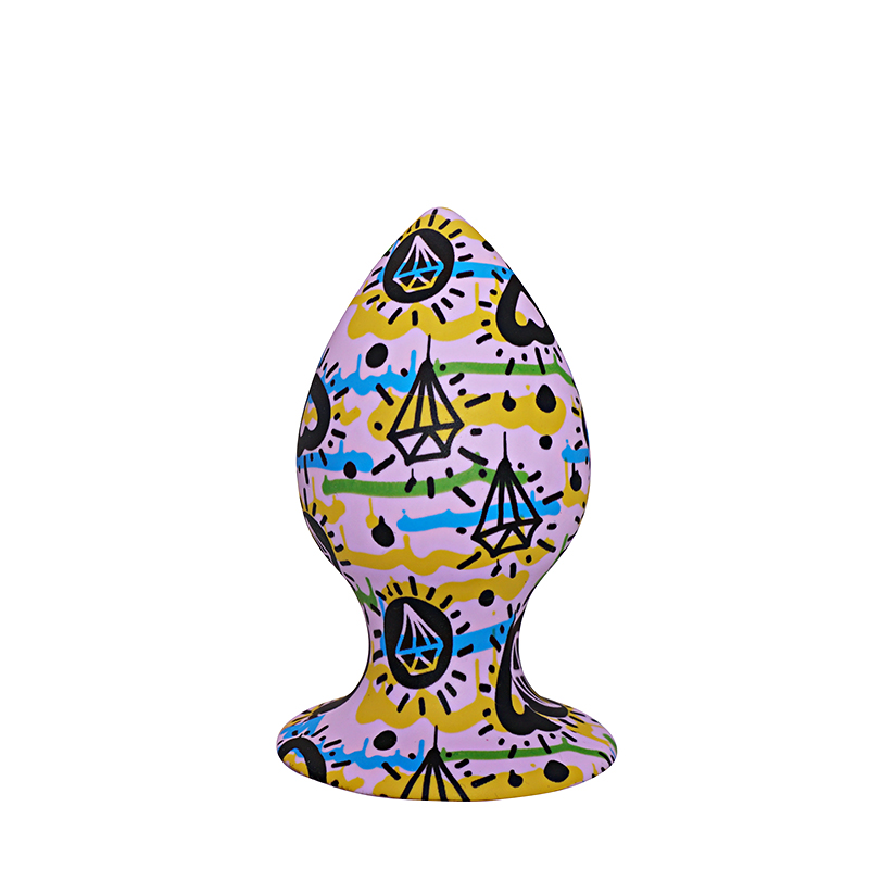 Water Transfer Printing Silicone Anal Plug[LXA21S12]