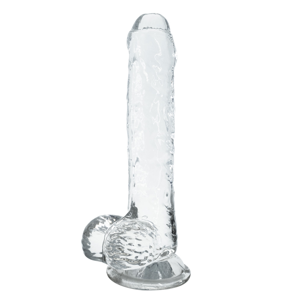 TPE Dildo Crystal Transparent Dongs[LXD22P03]