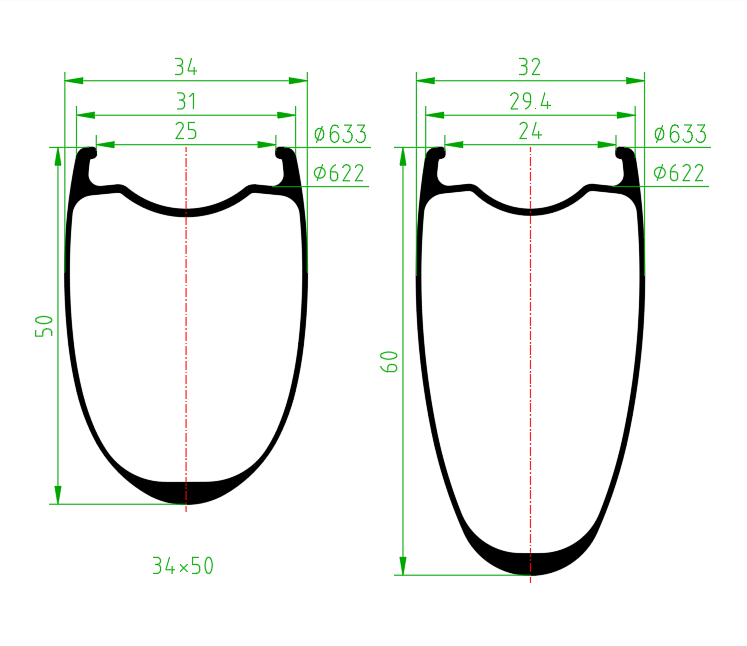 2026款CS5060碳纤维辐条轮组
