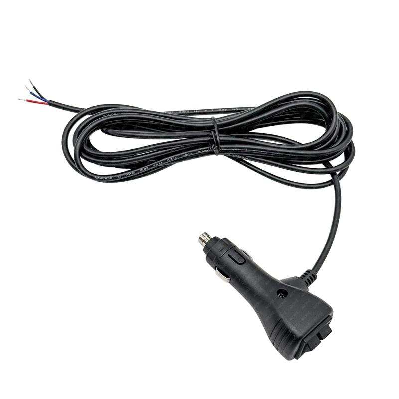 12V 24V Vehicle Car Cigarette Lighter Boat-shaped Switch Power Cable