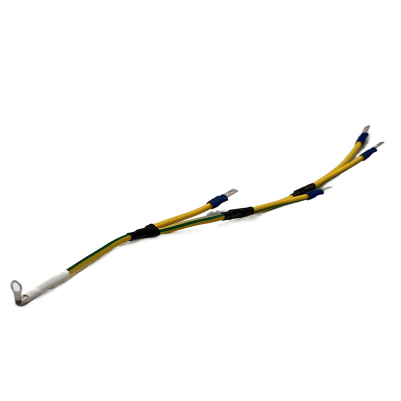 14awg Ground Cable  with RING TONGUE and Blade Terminal