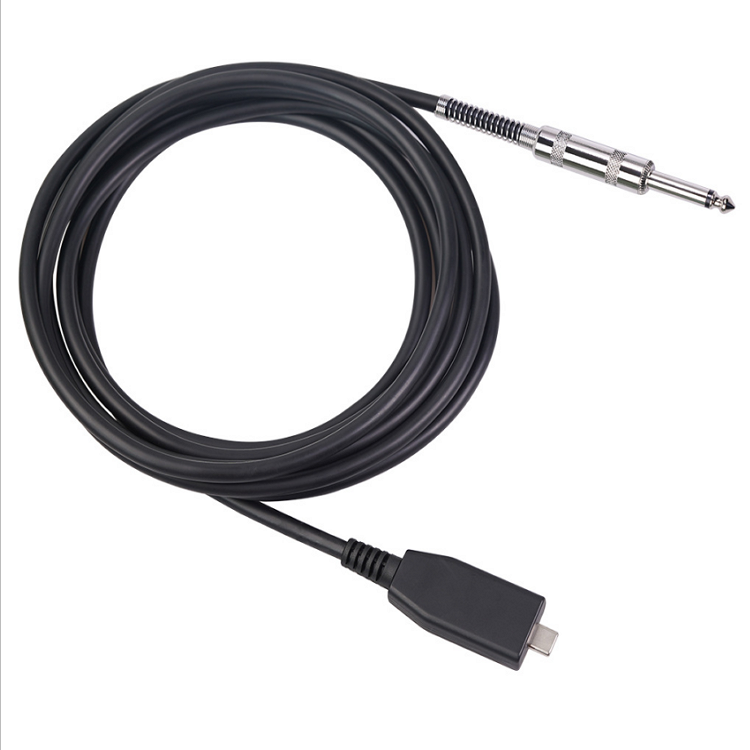 6.35mm Male to USB Type-C Male Audio Cable with Built-in IC – Instrument Adapter Cord
