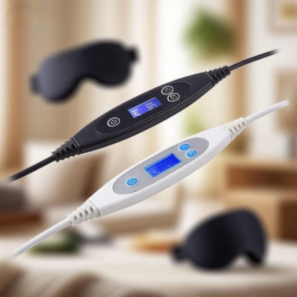 5-Speed Adjustable USB OnOff Switch Cable with LCD Timer Temperature Control Switch for Home Heating Devices Accessories