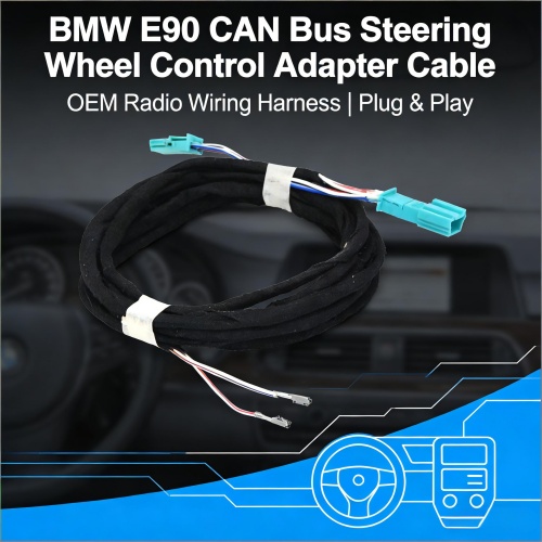 What issues occur when retrofitting steering wheel controls on BMW E90?