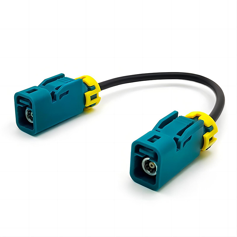 FAKRA Z Type Female to Female Bulkhead Mount RF Coaxial Jumper Cable