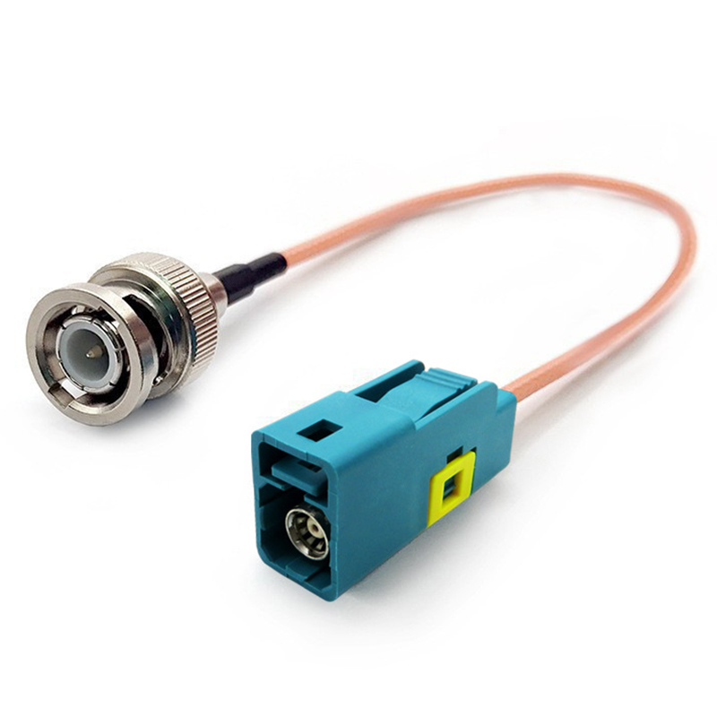 Mini-FAKRA Z Type Female to BNC Male RF Communication Antenna Cable