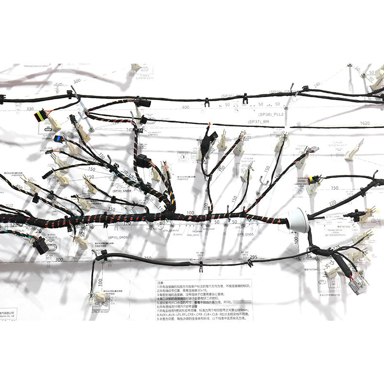 Custom Cable Assembly Universal Electric Vehicle Complete Engine Automotive Wiring Harness