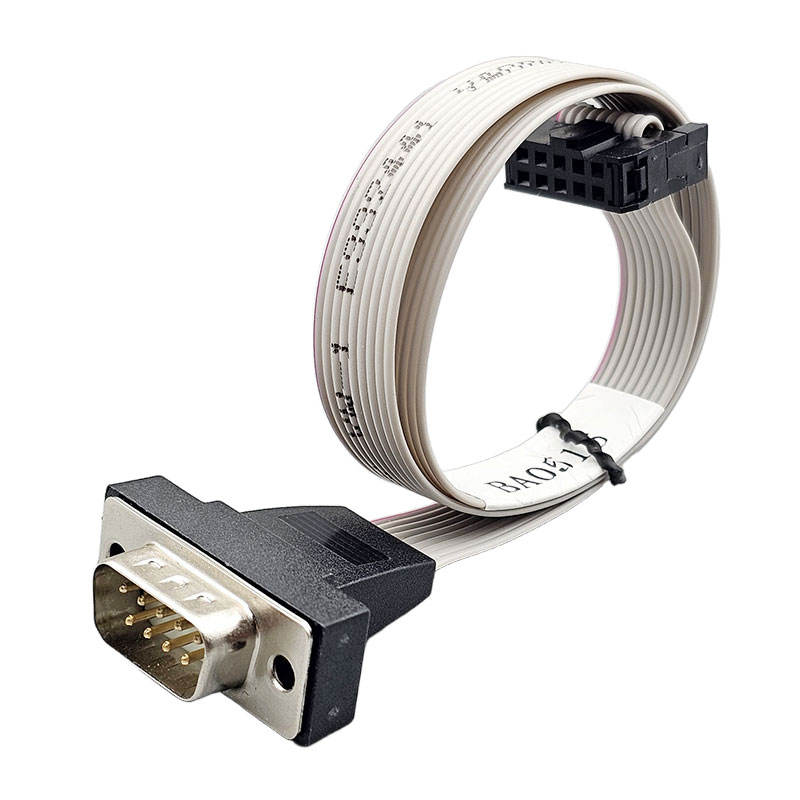 Custom IDC Pitch Insulation Connector Flat Ribbon Computer Wire Harness