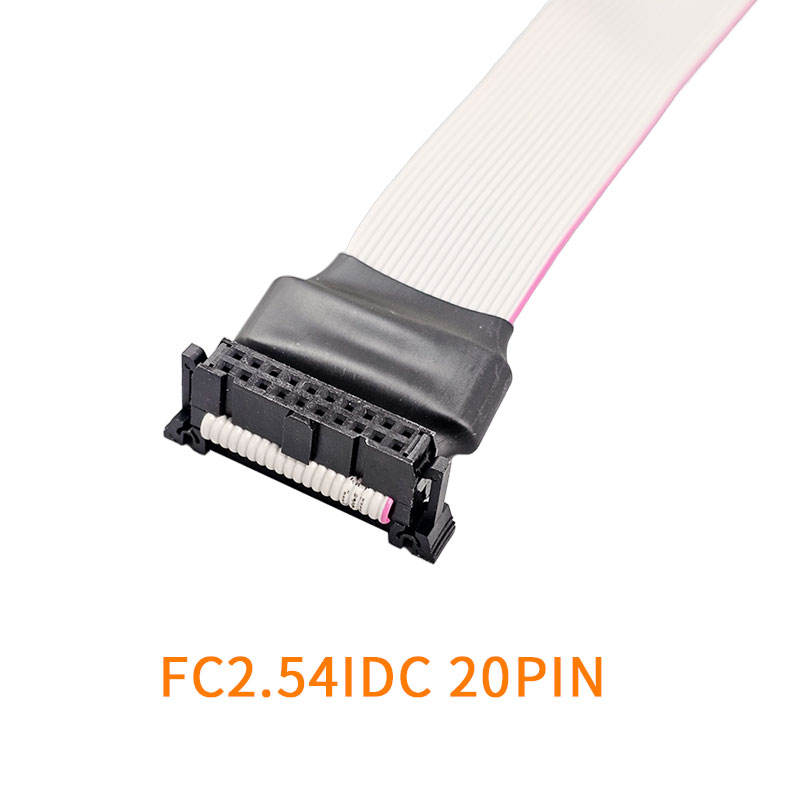 Custom IDC Pitch Insulation Connector Flat Ribbon Computer Wire Harness