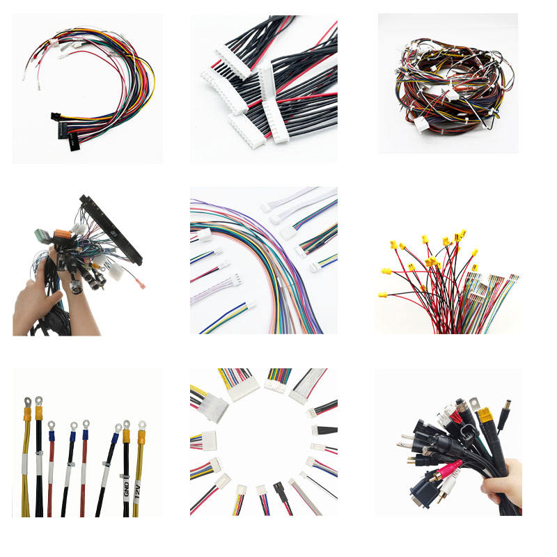 Custom JST ZH PH EH XH Electronic Connectors 2/3/4/5/6 Pin Wire Harnesses with 1.0 1.25 1.5 2.0 2.54mm Pitch