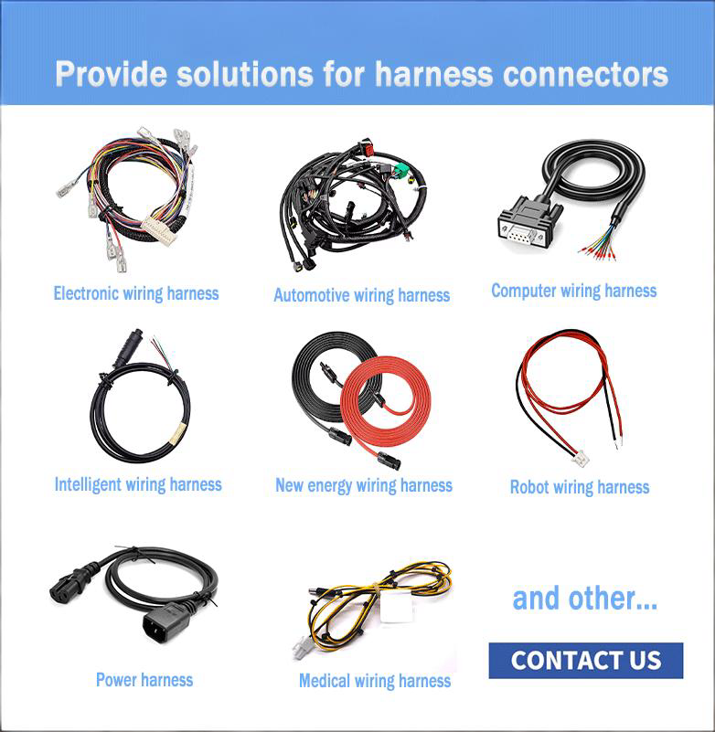 Custom M8/HY2.0 Connector New energy vehicle wiring harness