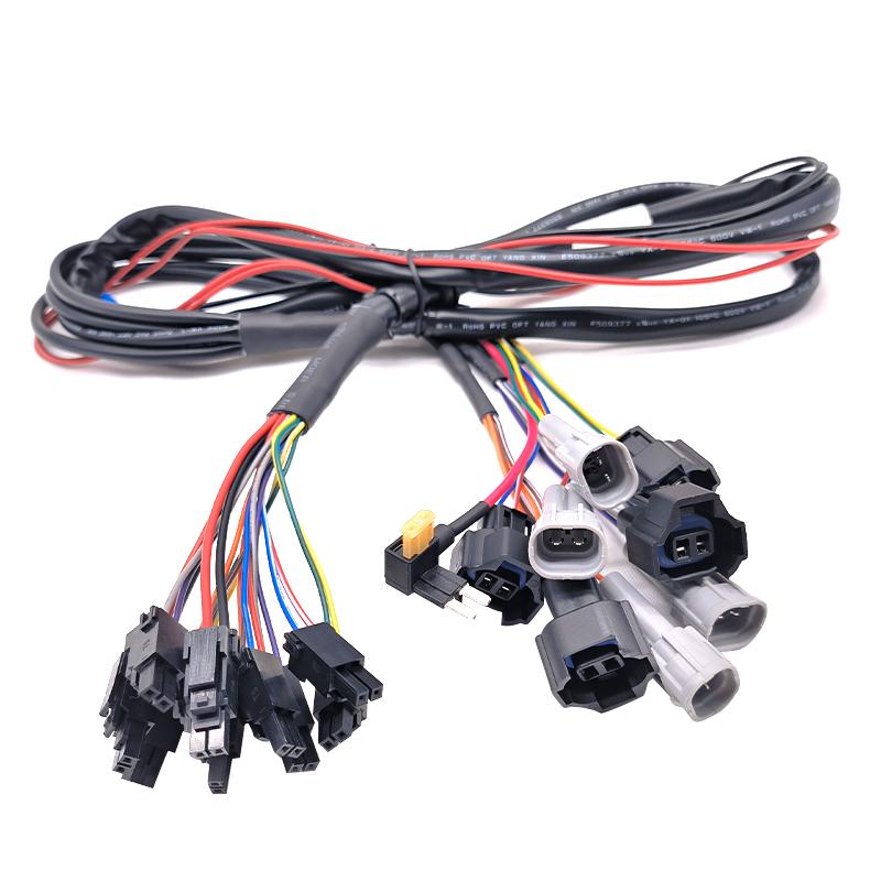 Customizable Automotive Engine Fuel Injection Wiring Harness