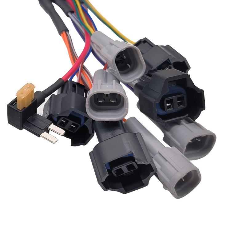 Customizable Automotive Engine Fuel Injection Wiring Harness
