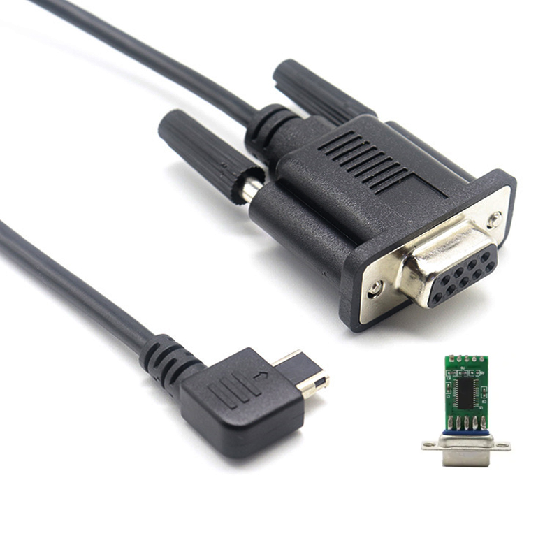 Ftdi Mini Usb to Db9 Female Rs232 Serial Converter Cable Usb Mini 12pin to Rs232 Db9 Cable