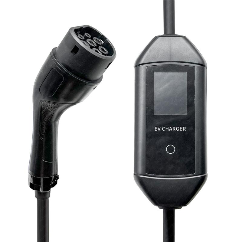 High Quality Portable EV Car Charger 7kw 32A Type 2/GBT Adjustable Cable