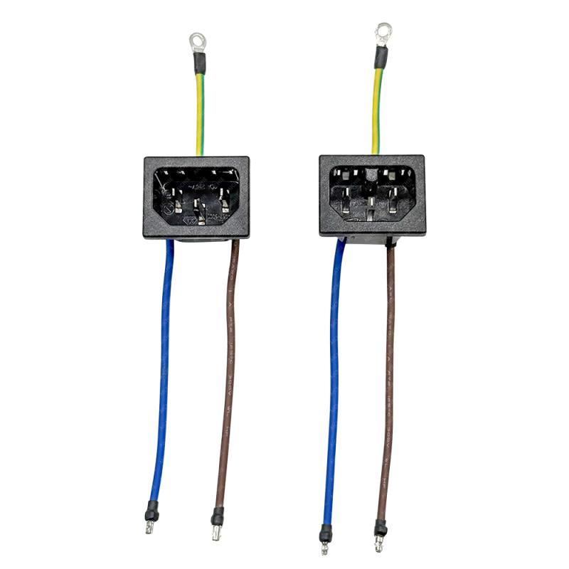 IEC AC C20 Male Electrical Socket Inlet Power Cable